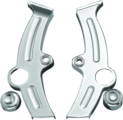 Kuryakyn Boomerang Frame Covers For 00-07 Softail Chrome