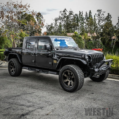 Westin 2020 Jeep Gladiator HDX Xtreme Nerf Step Bars - Textured Black