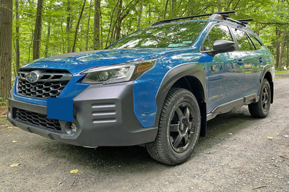 Rally Armor 22-25 Subaru Outback Wilderness Black Mud Flap Blue Logo