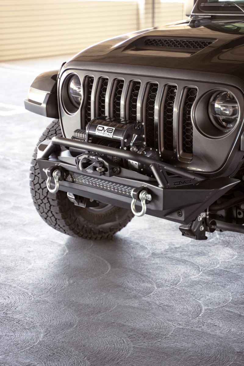 DV8 Offroad 07-23 Jeep Wrangler JK/JL & Gladiator JT FS-1 Series Stubby Front Bumper