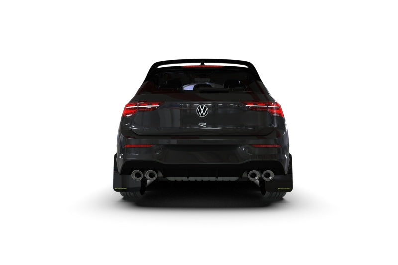 Rally Armor 22-24 VW MK8 Golf GTI/R Black UR Mud Flap w/Gray Logo