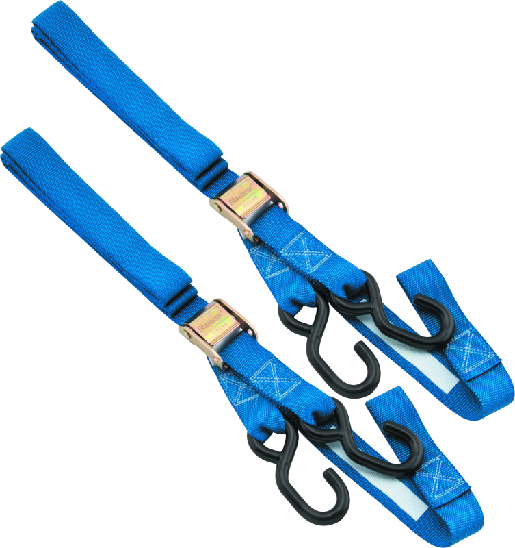 BikeMaster Tiedown 1-1/2 Integrated Softhook - Blue