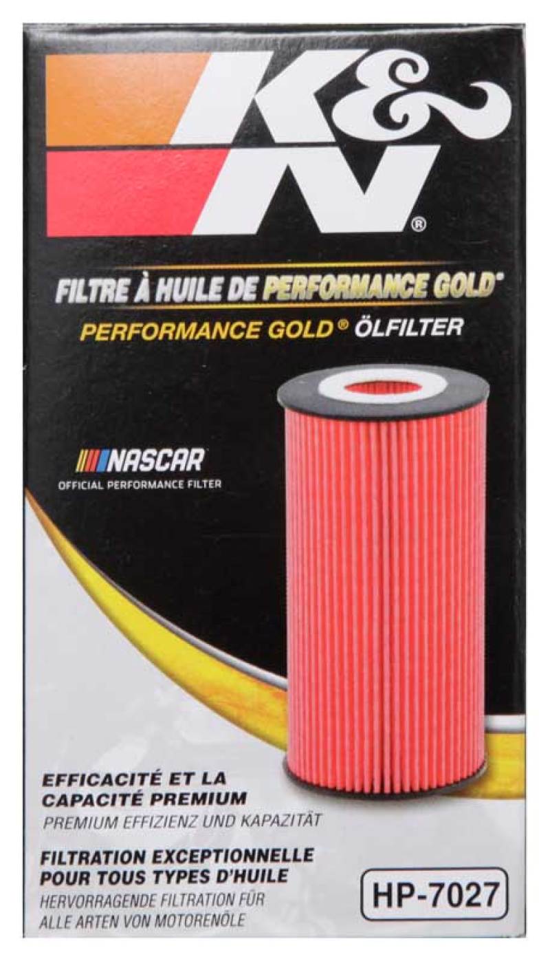 K&N Performance Oil Filter for 09-19 GM 1.4L / 1.6L / 1.8L w/ Hengst Filter Housing