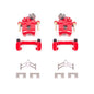 Power Stop 92-01 Honda Prelude Rear Red Calipers w/Brackets - Pair