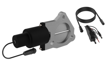 QTP 3in Bolt-On QTEC Electric Cutout Valve for Borla Exhausts - Single