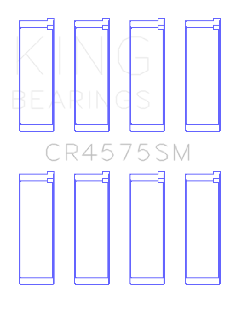 King Hyundai i30 G4FC (Size +.25mm) Connecting Rod Bearing Set