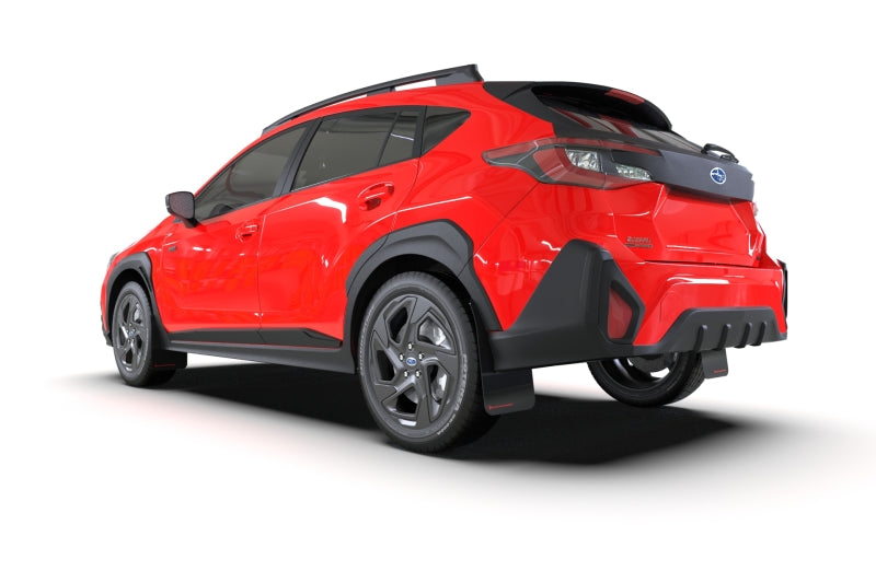 Rally Armor 2024 Subaru Crosstrek Black UR Mud Flap Grey Logo